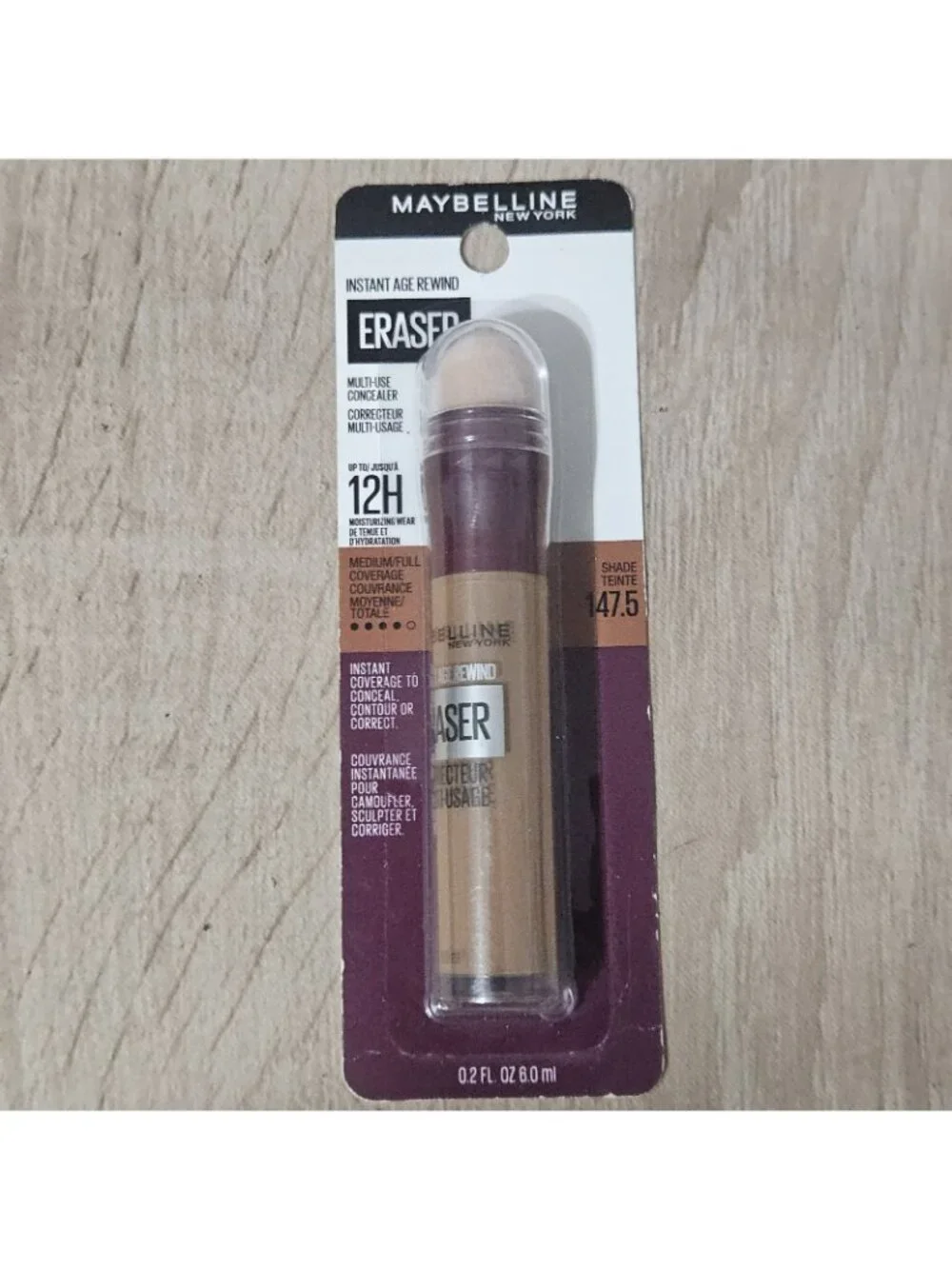 Lot of 2 Maybelline Instant Age Rewind Eraser  # 147.5 0.2 oz. each NEW